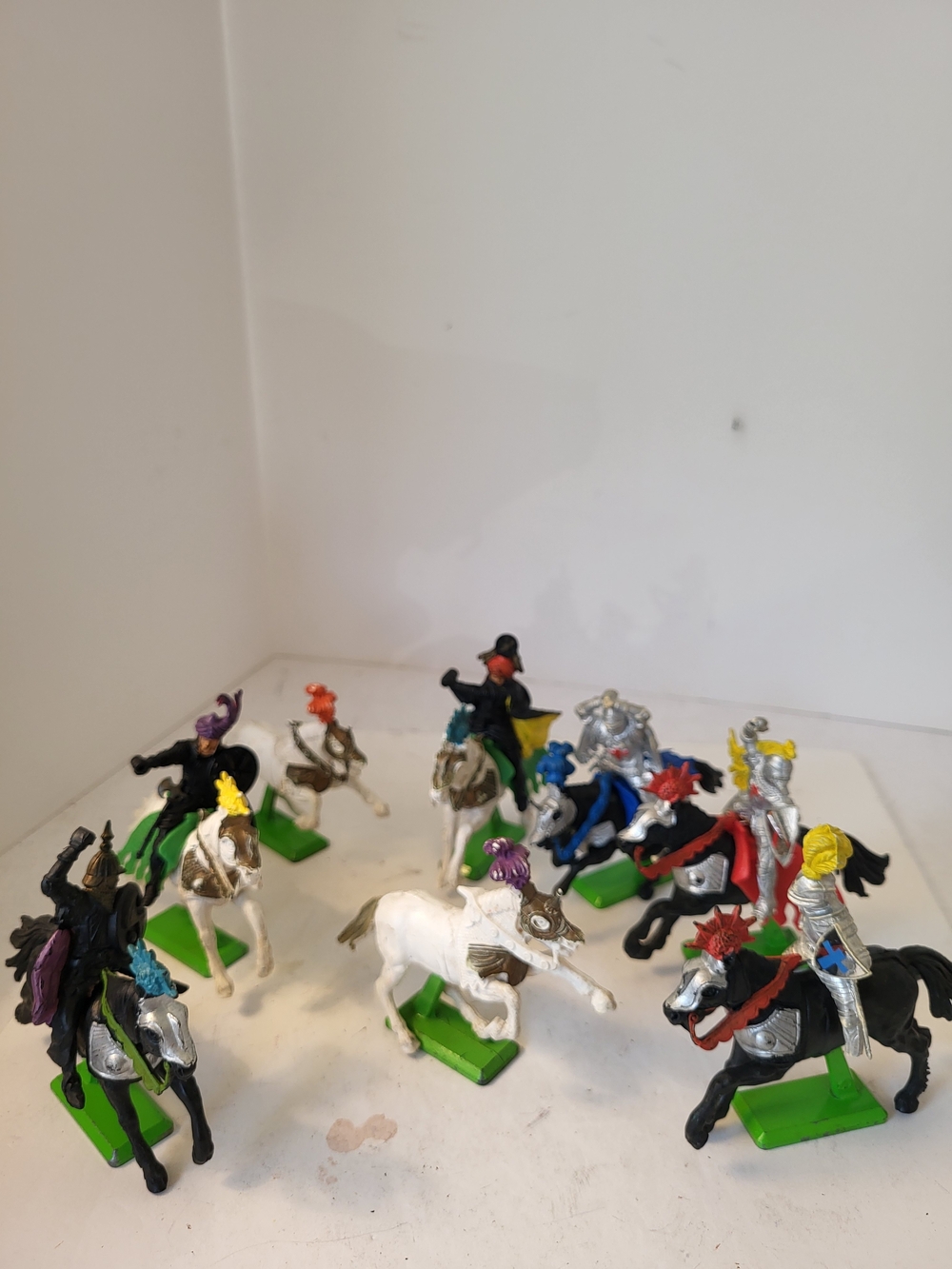 1971 Britains Deetails Medieval  Knights/Horses Lot 18pc AS IS